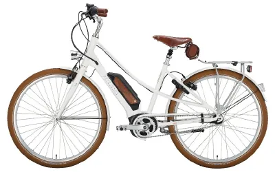 E-Citybike mit tiefem Einstieg