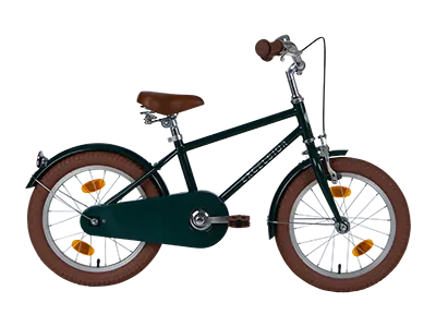 Kinderrad in Dunkelgrün