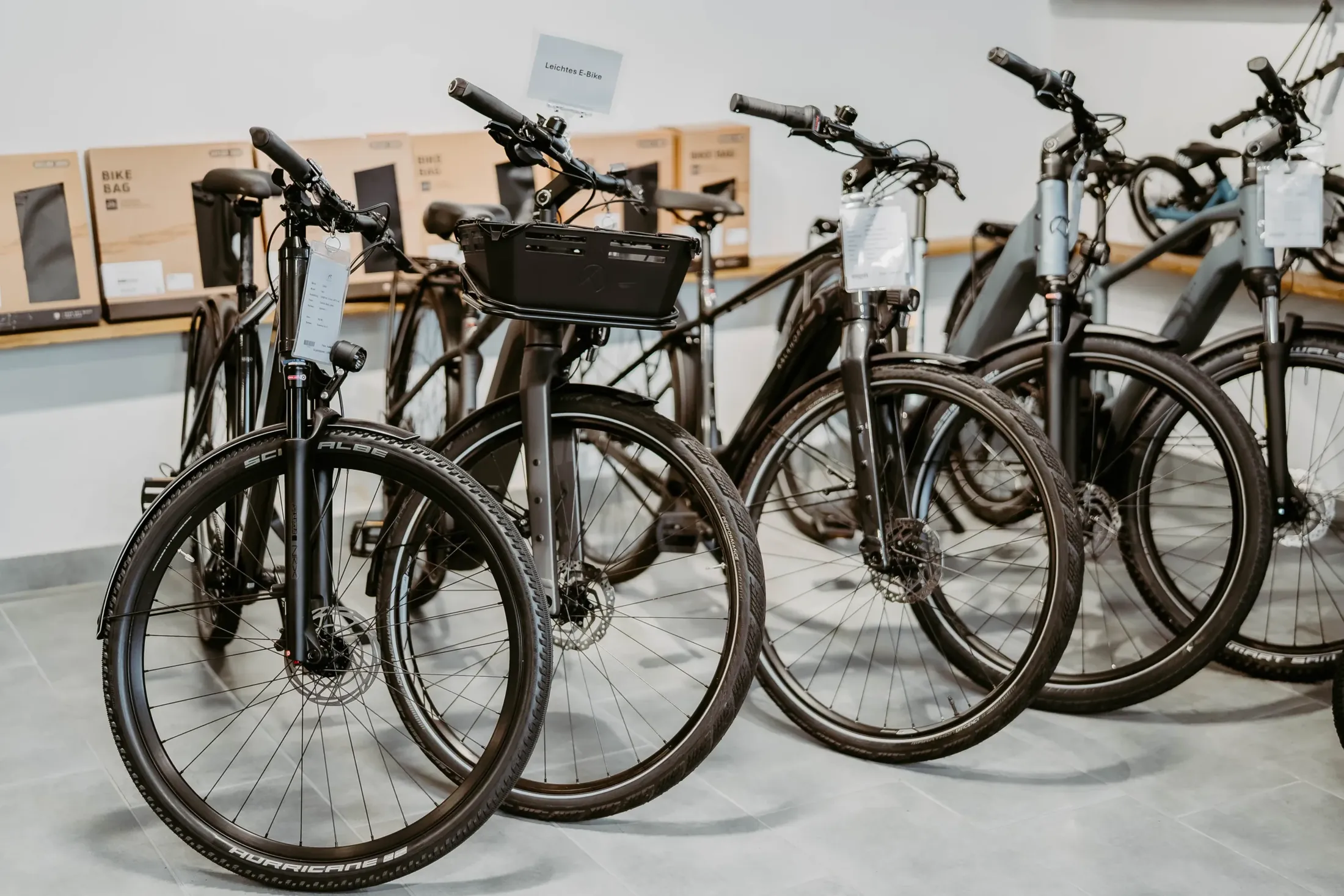 E-Bikes im Laden